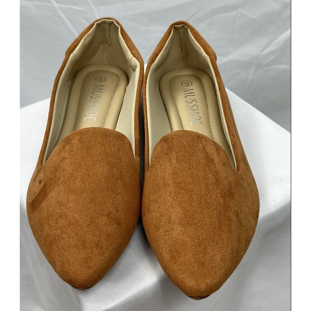 MUSSHOE Ballet Flats for Women Comfortable Women's Flats Memory Foam Slip Size 9 - Picture 2 of 12